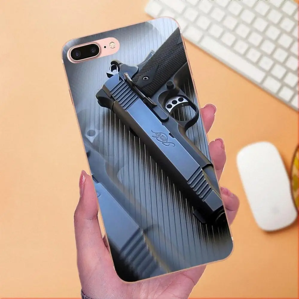 TPU Top Selling For Samsung Galaxy Note 5 8 9 S3 S4 S5 S6 S7 S8 S9 S10 mini Edge Plus Lite Army Sniper Rifle Pistol | Мобильные