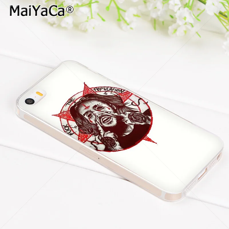 Мягкий прозрачный чехол из ТПУ MaiYaCa uicideboy для iPhone X 6 6s 7plus 8 8Plus 5S 11pro|Бамперы| |