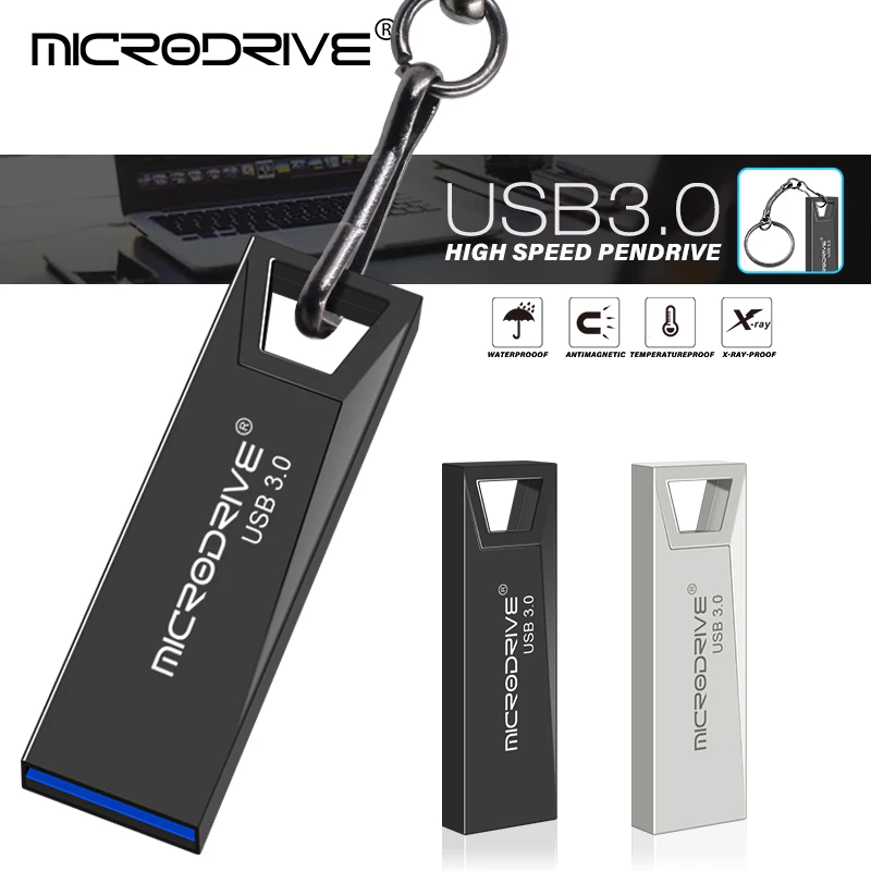 Новейший металлический usb флеш накопитель 16 ГБ накопители Флешка 32 Гб диск карта