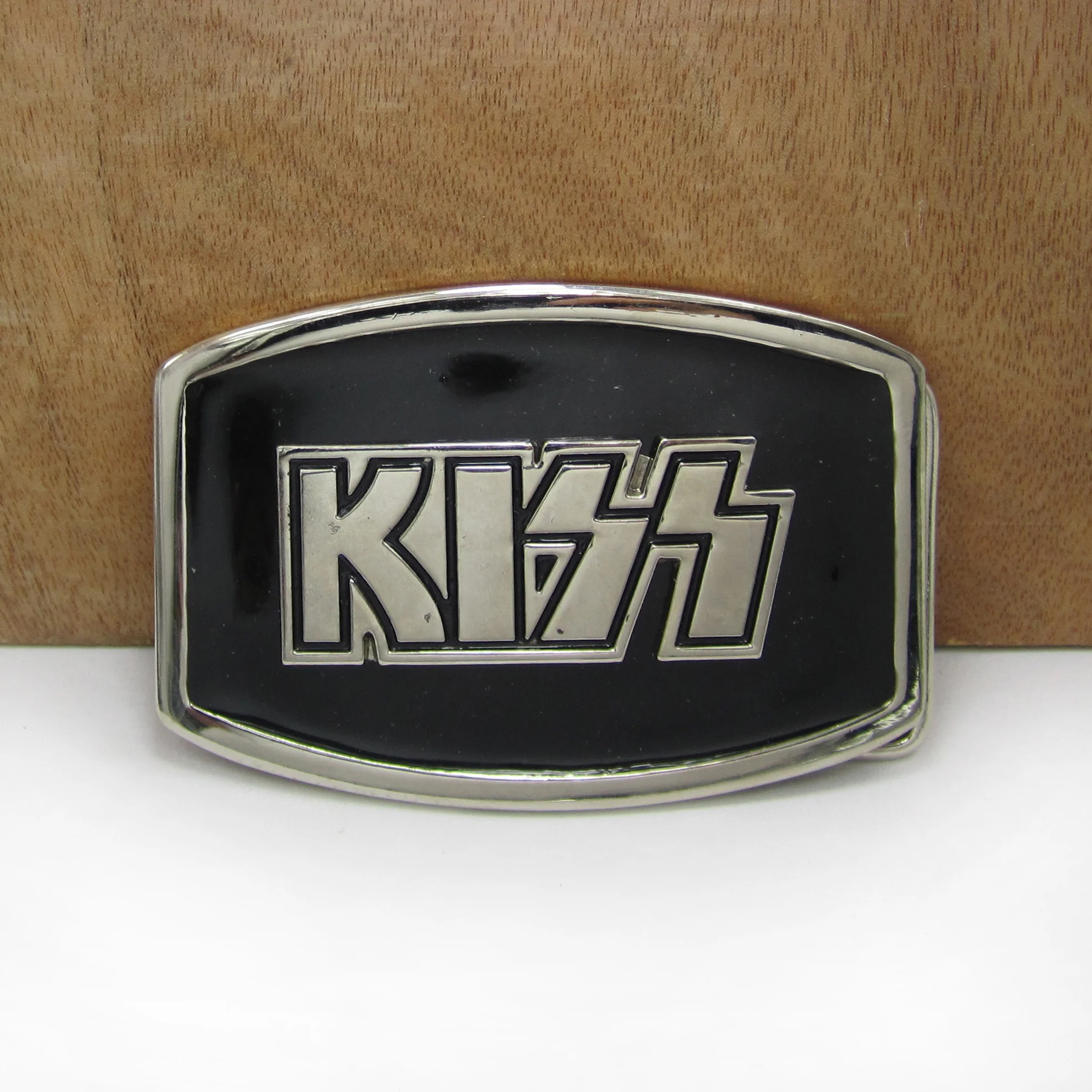 BuckleClub zinc alloy KISS music belt buckle fashion jeans gift cowboy FP-02866 SILVER FINISH drop shipping | Дом и сад