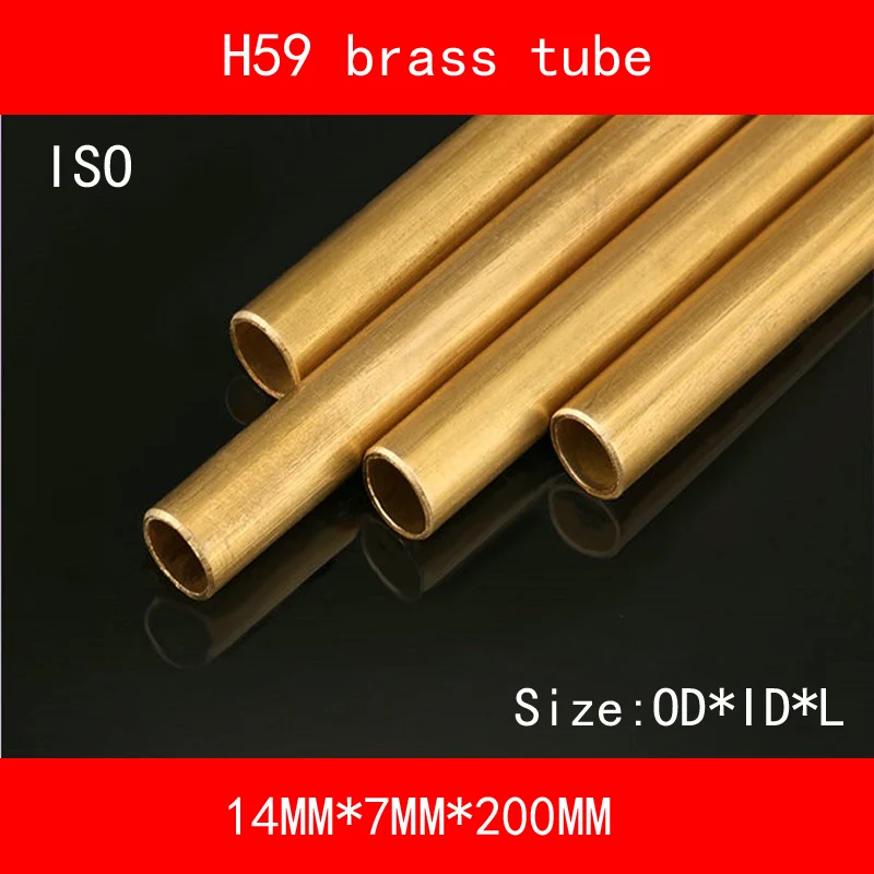 ISO сертифицированная 14 мм * 7 200 OD ID длина H59 латунная бесшовная труба ASTM C28000 CuZn40 CZ109