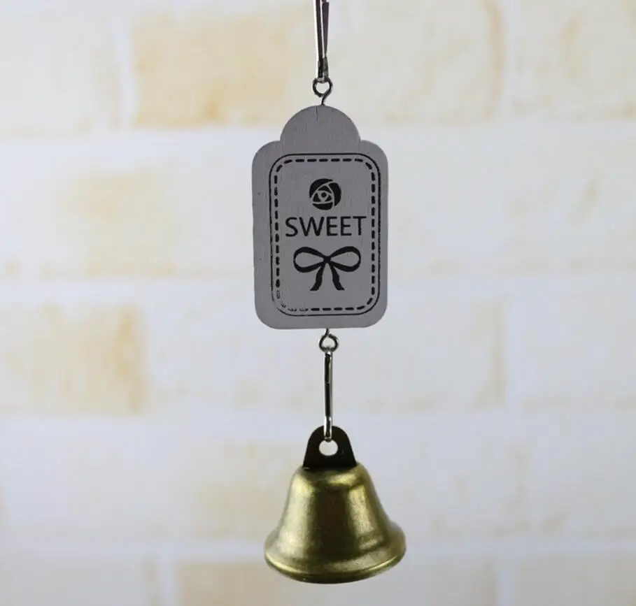 Distressed forever love swans couples sweet Wind Chimes iron craft Модель для дома кофейного бара украшения |