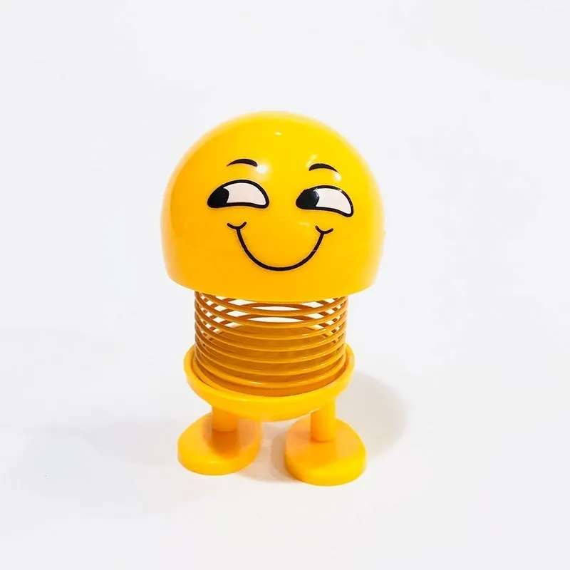 05 New Product Car Decoration Spring Ornaments Shaking Head Doll Expression Pack - Color Name: 05