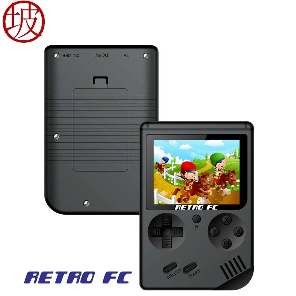 Портативных игровых консолей 3 дюймов 168 игр Ретро F C игры классический игровой