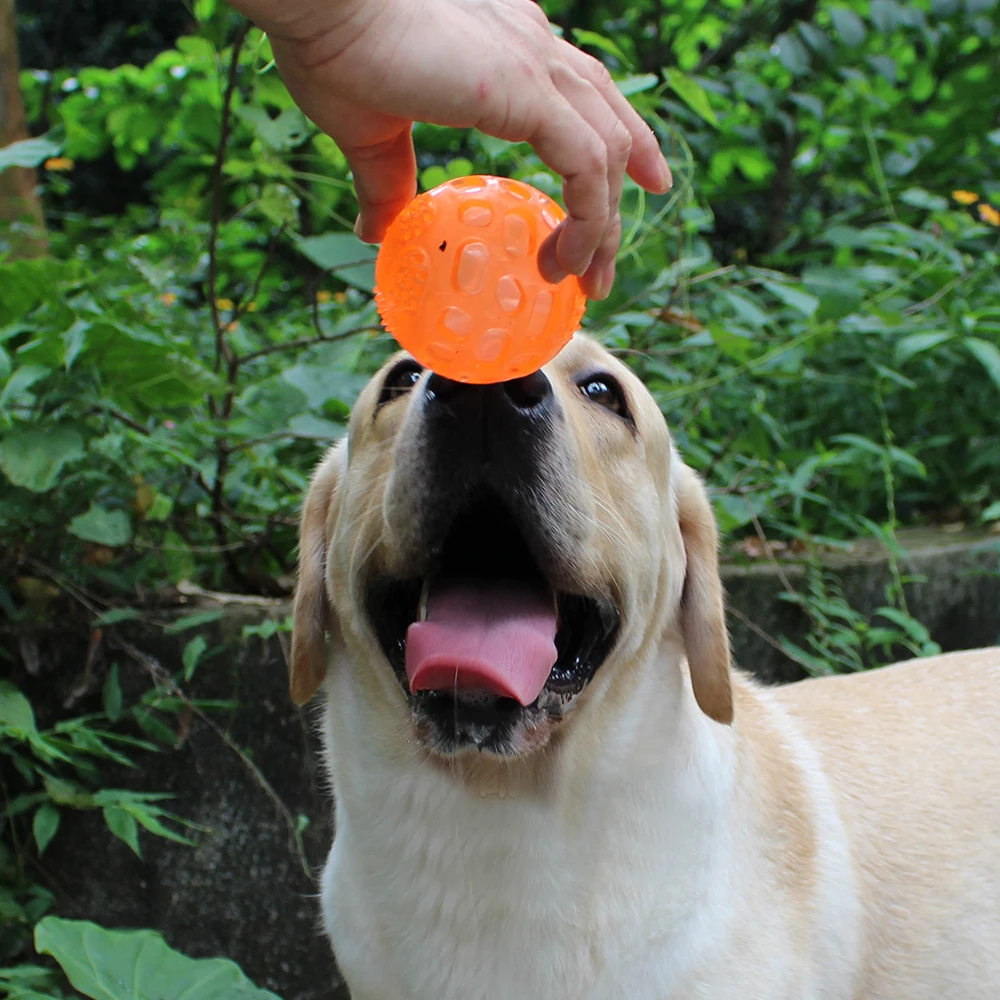 3 шт./компл. Прочная резиновая игрушка для домашних животных писк жевать мяч