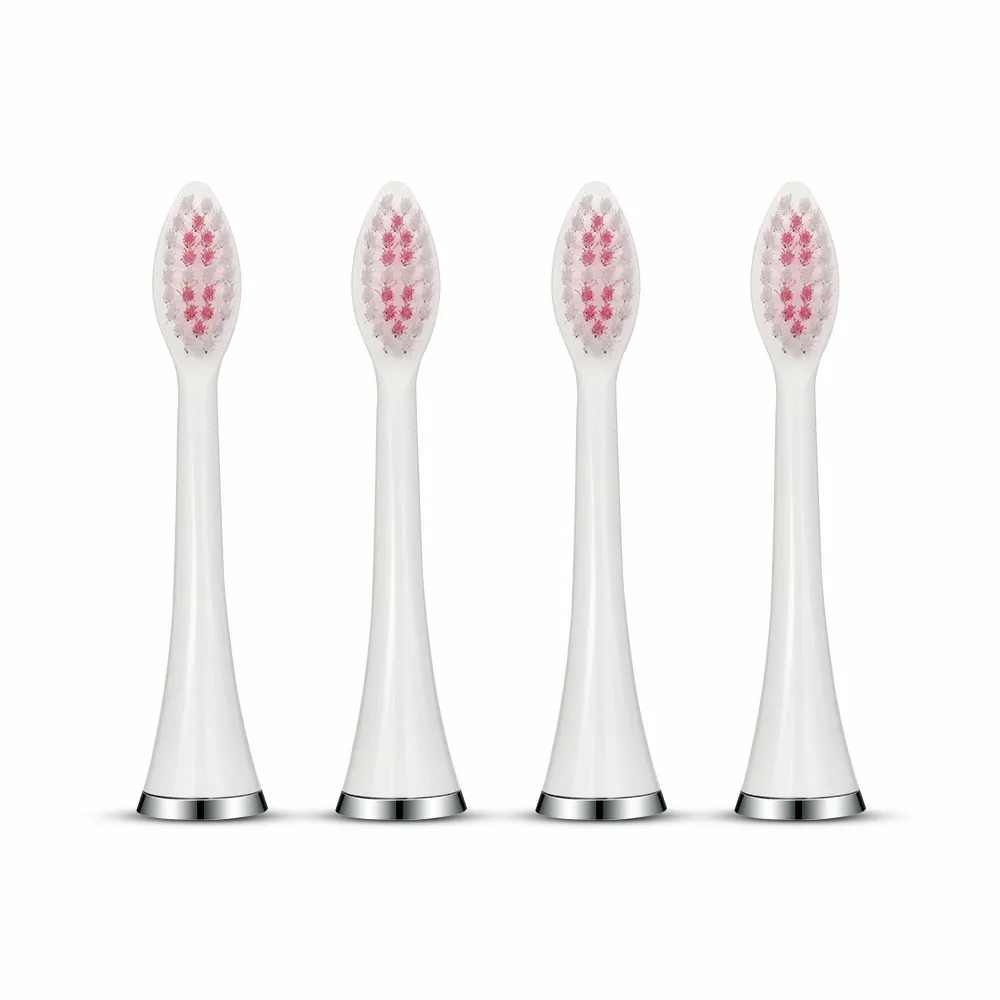 4pc replacement head AZ-5 Pro 5 режимов электрическая ультразвуковая зубная щетка и чехол для путешествий Перезаряжаемые ультра sonic зубная щетка 2 минутный таймер Водонепроницаемый - Цвет: 4pc replacement head