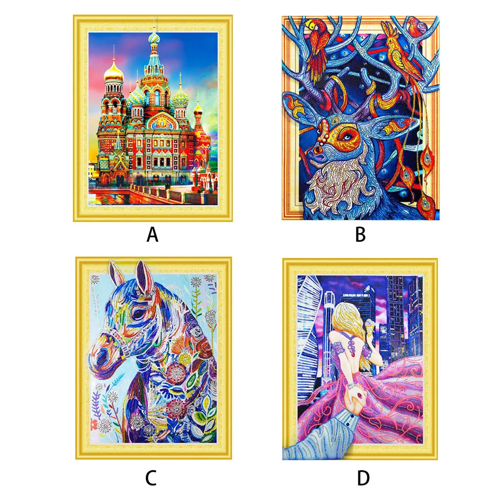 2019 hot new products Special Shaped Diamond Painting DIY 5D Partial Drill Cross Stitch Kits Crystal Low price good value | Дом и сад