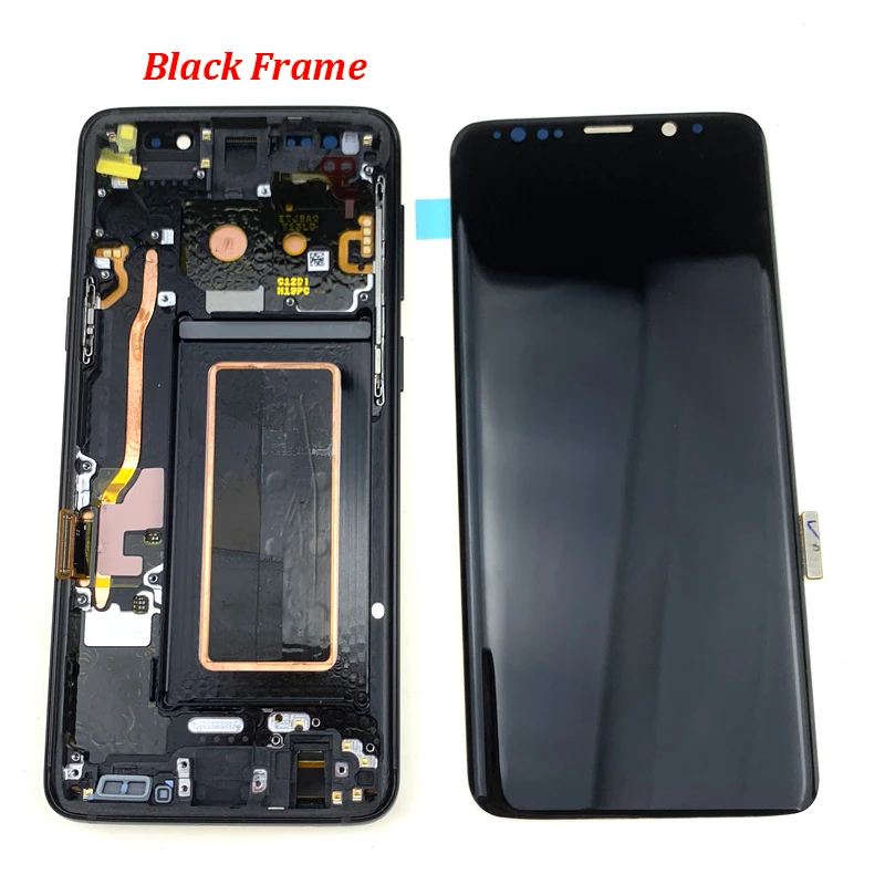 100% тестирование ЖК дисплей s для samsung Galaxy S9 G960 G9600 G960F с рамкой Экран дисплея