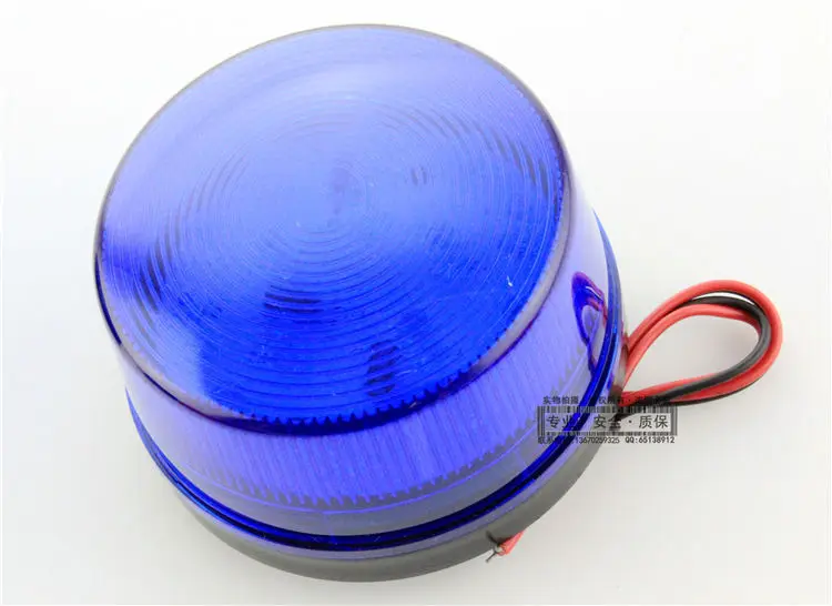 blue DC24V Сигнальная светового Индикатора TB35 N-3071 220 В мигающий предупреждающий светодиодный светильник охранная сигнализация IP44 - Цвет: blue DC24V