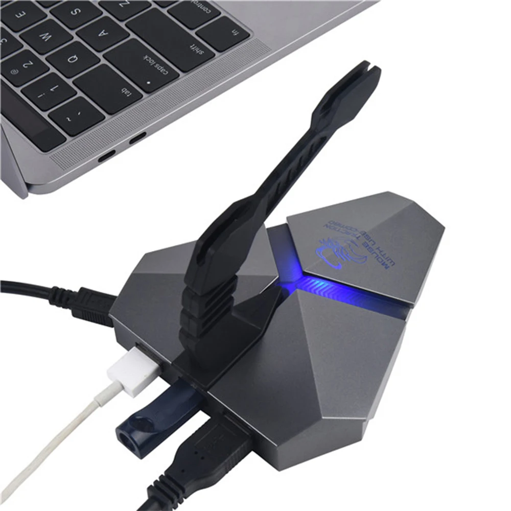 USB 2 0 игровая высокоскоростная док станция с тремя портами и разветвителем для