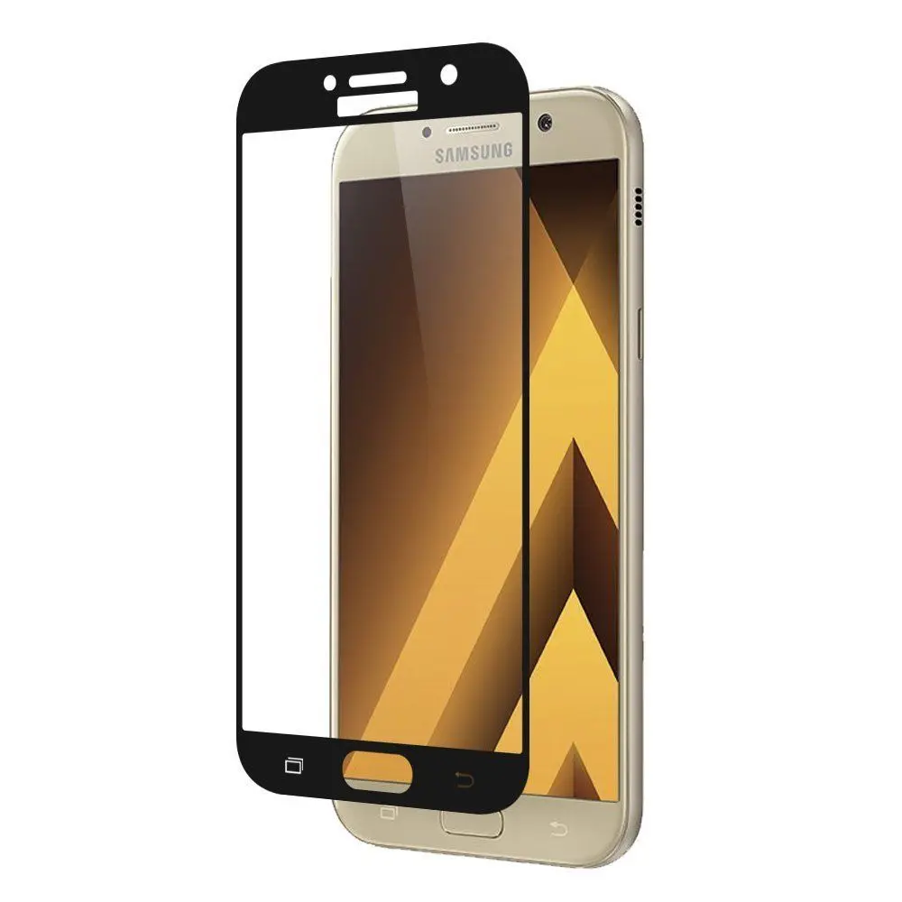 Защитное стекло с полным покрытием экрана закаленное для Samsung Galaxy S7 S6 A3 A5 A7 2016 2017 J3