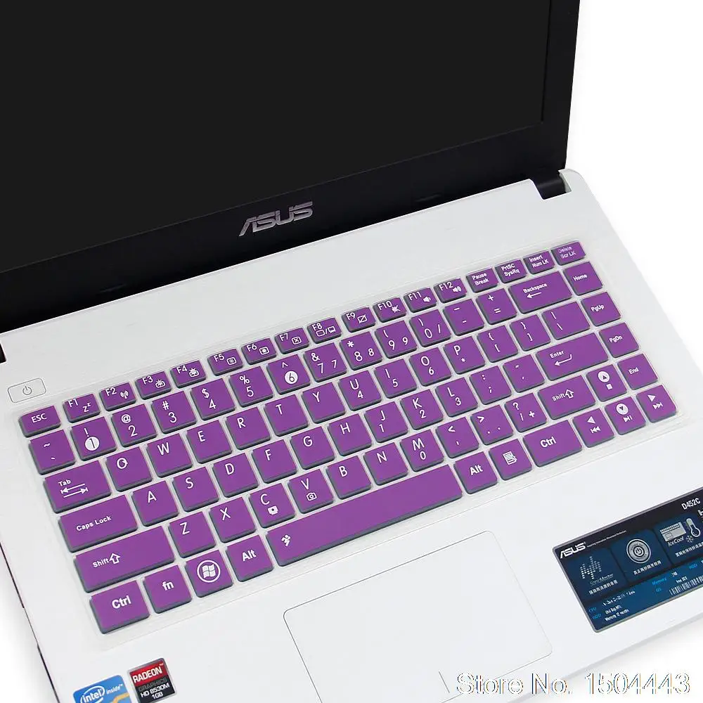 Для 14-дюймового Asus клавиатуры силиконовый чехол для протектор A45v y481c w40c a401 W419L K455L