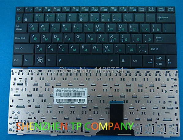 Новая русская клавиатура для ASUS EEEPC EEE PC 1005 1005HD 1005HA 1001 1008 1008HA 1001HA RU черная