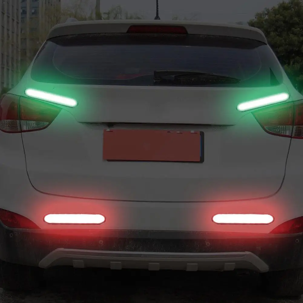 2 шт./компл. автомобильные отражающие наклейки дверные колеса для бровей наклейка