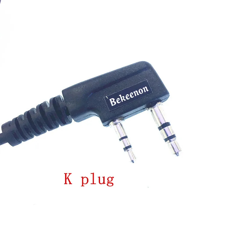Honghuismart наушники K разъем 2 контакта зажим PTT для kenwood baofeng tyt quansheng puxing tonfa weierwei и т. д.