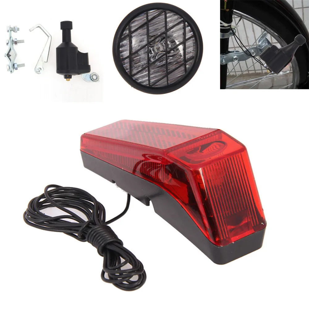 Безопасный экономичный 6V 3W велосипед Динамо светильник классический генератор