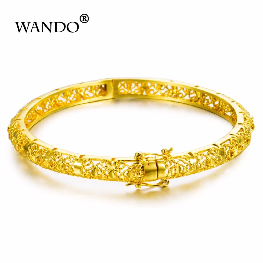 WANDO африканские ювелирные изделия золотой браслет в дубайском стиле нити