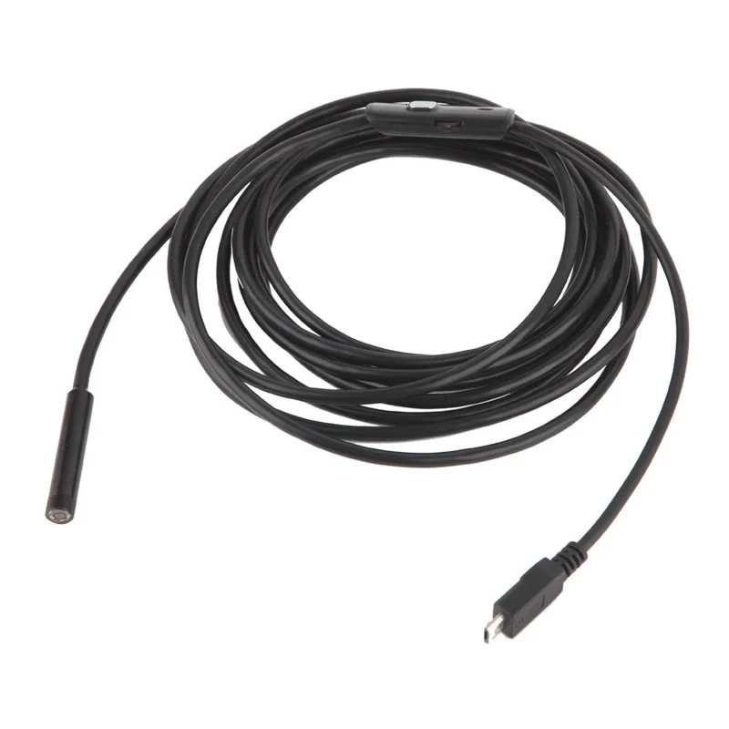 5 мм объектив Android OTG USB эндоскопическая камера м 3 2 1 смартфон на бороскоп