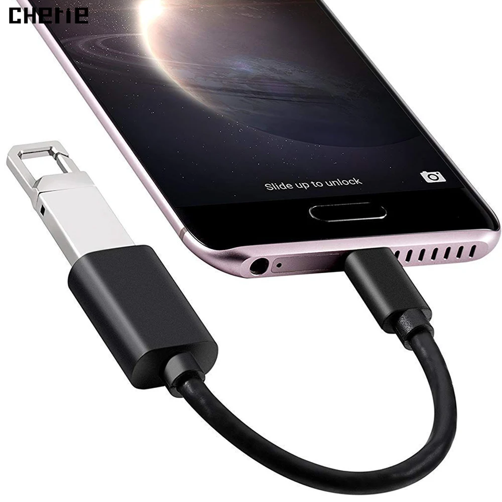Чери USB C OTG адаптер Type c Кабельный разъем для клавиатуры Google Samsung MacBook Mouse Tipo 3 0