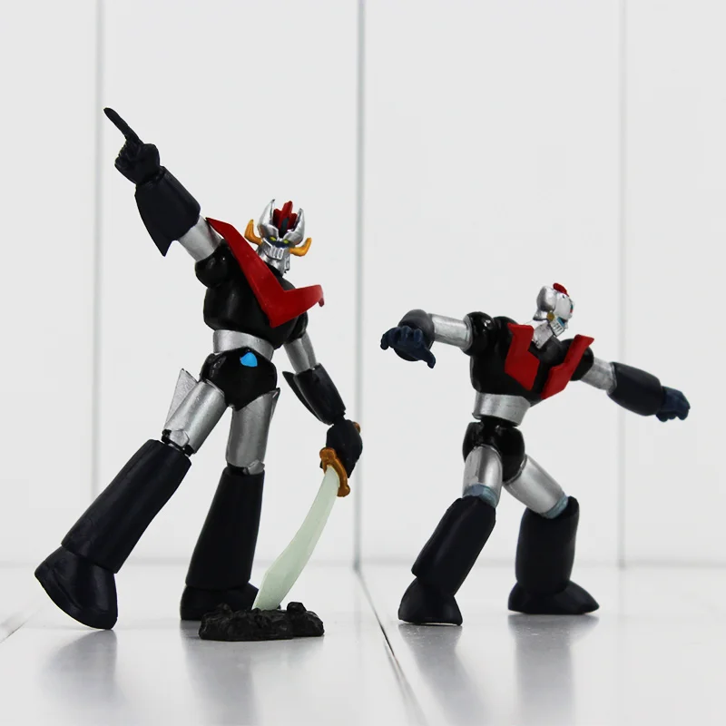2 шт./лот аниме Mazinger Z ПВХ экшн фигурка Модель Кукла игрушка|toys free shipping|mazinger zpvc action