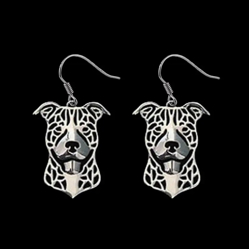 Lovers' сплав домашних животных серьги женские Pitbull с собаками | Украшения и