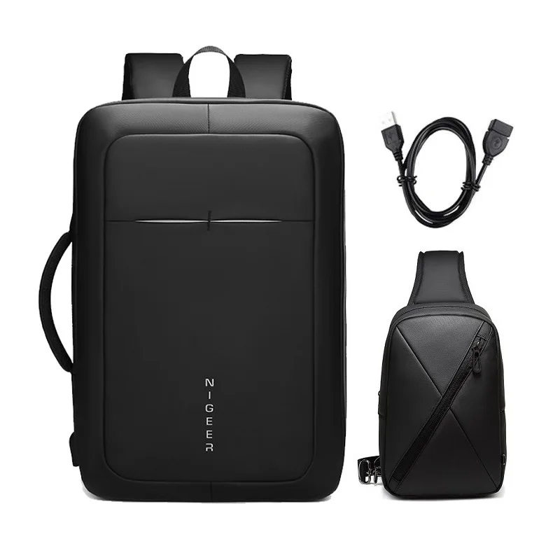 Set 4 Многофункциональный рюкзак mochila masculina USB для ноутбука, рюкзак для путешествий, рюкзак mochila escolar rugtas - Цвет: Set 4