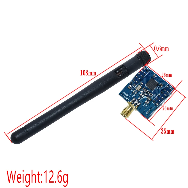Плата Zigbee CC2530 модуль UART Беспроводная основная плата макетная CC2530F256