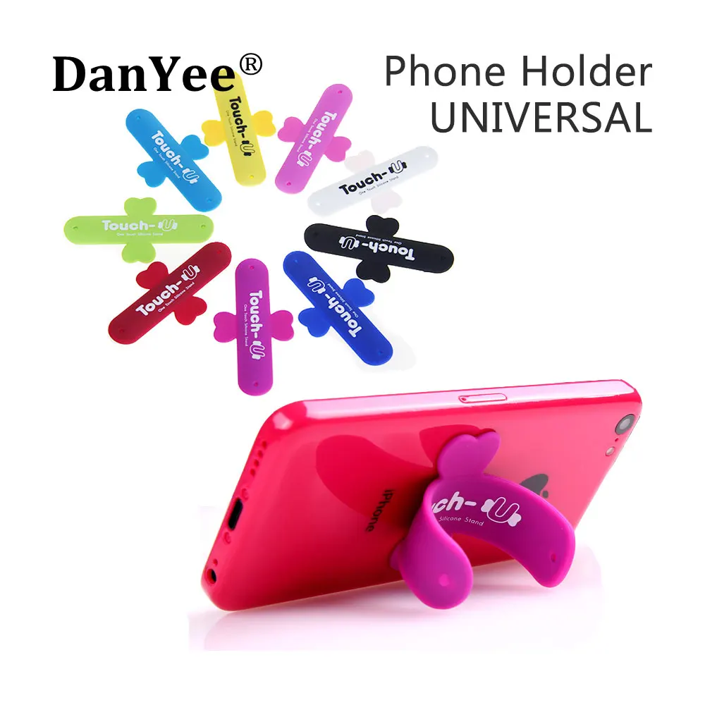Силиконовый мини-держатель для телефона DanYee универсальный портативный