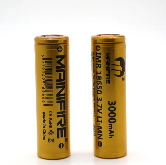 1 шт новая версия Mainifire 18650 3000mah батарея 3,7 v 40a батарея