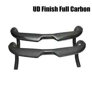 Руль UD для шоссейного велосипеда, аэро T800, высокомодульный руль из углеродного волокна, велосипедные детали, изгиб, 31,8 мм, матовый