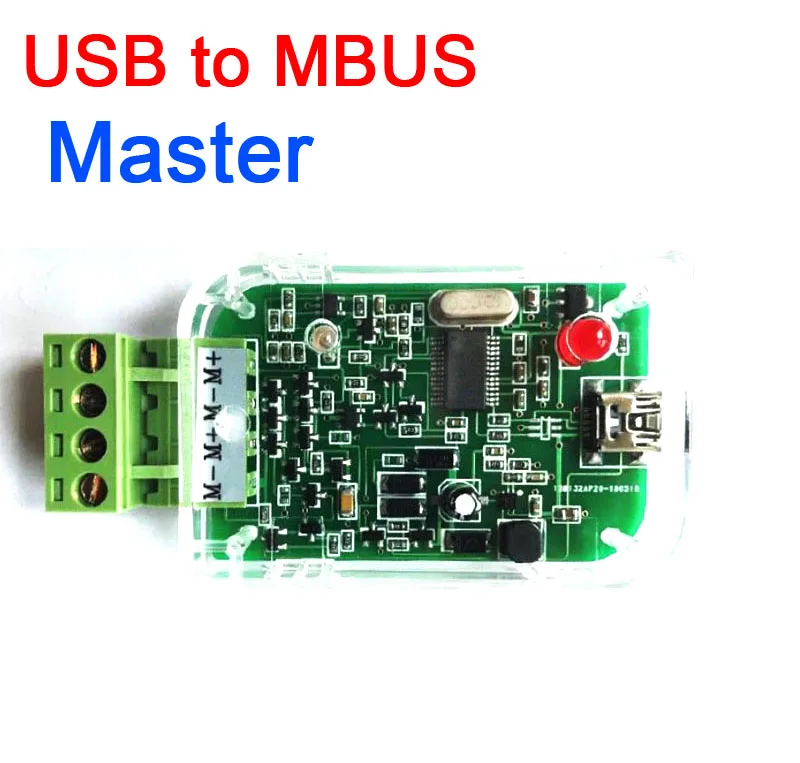 Промышленный конвертер передачи данных USB в MBUS Master модуль 10 нагрузок для