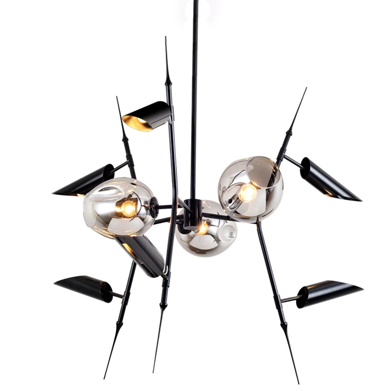Post modern creative living room restaurant bar chandelier art tree branch lamp simple personality decorative LED lamps | Лампы и