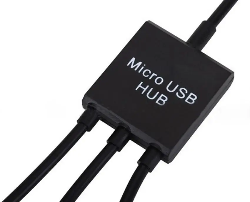 3 в 1 Micro usb хаб Папа мама и двойной USB 2 0 адаптер хоста OTG кабель адаптер|Кабели для