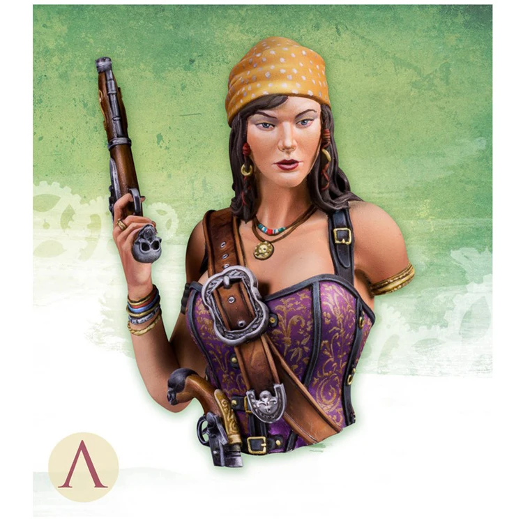 1/12 MARY READ содержит две руки смоляная модель бюст GK несобранный и Неокрашенный
