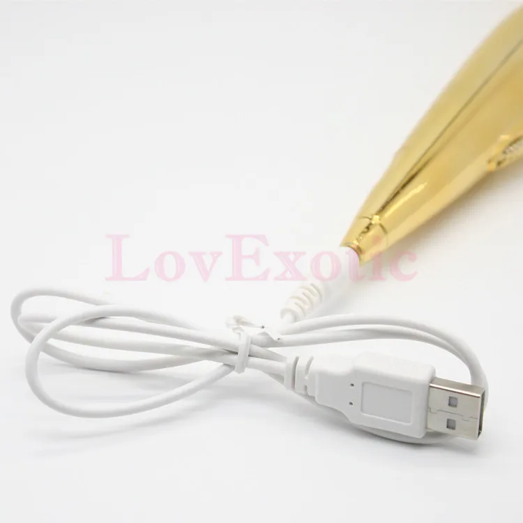USB Перезаряжаемый Карманный многоскоростной супер мощный массажер для тела