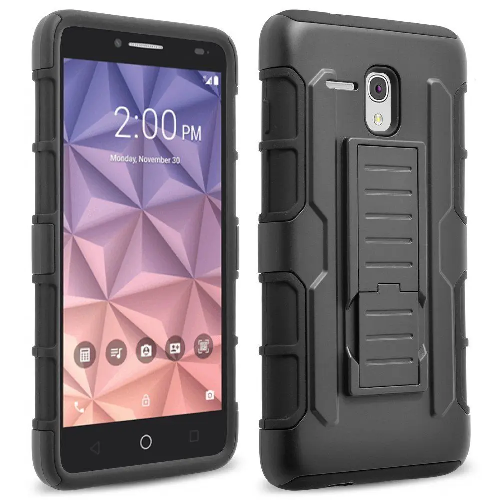 Прочный Чехол Кобура на ремешке защитный чехол жесткий для Alcatel One Touch Fierce XL 5054N