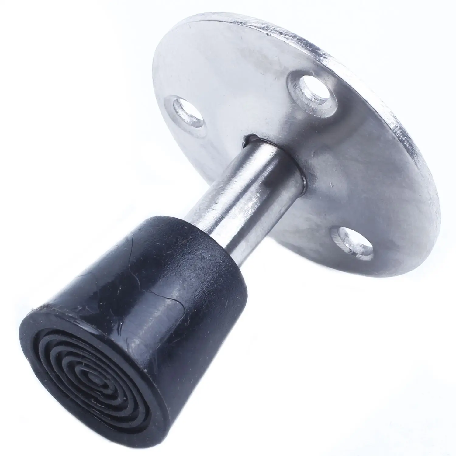 New 45mm x 50mm Wall Mount Stainless Steel Door Stop Stopper Doorstop | Обустройство дома