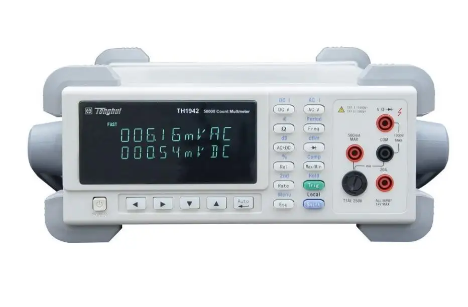 

TH1942 High-accuracy High-speed 25 Readings/Second DCV 0.02% Resistance ohm 0.1% Digital True RMS Bench Multimeter 50000 Counts