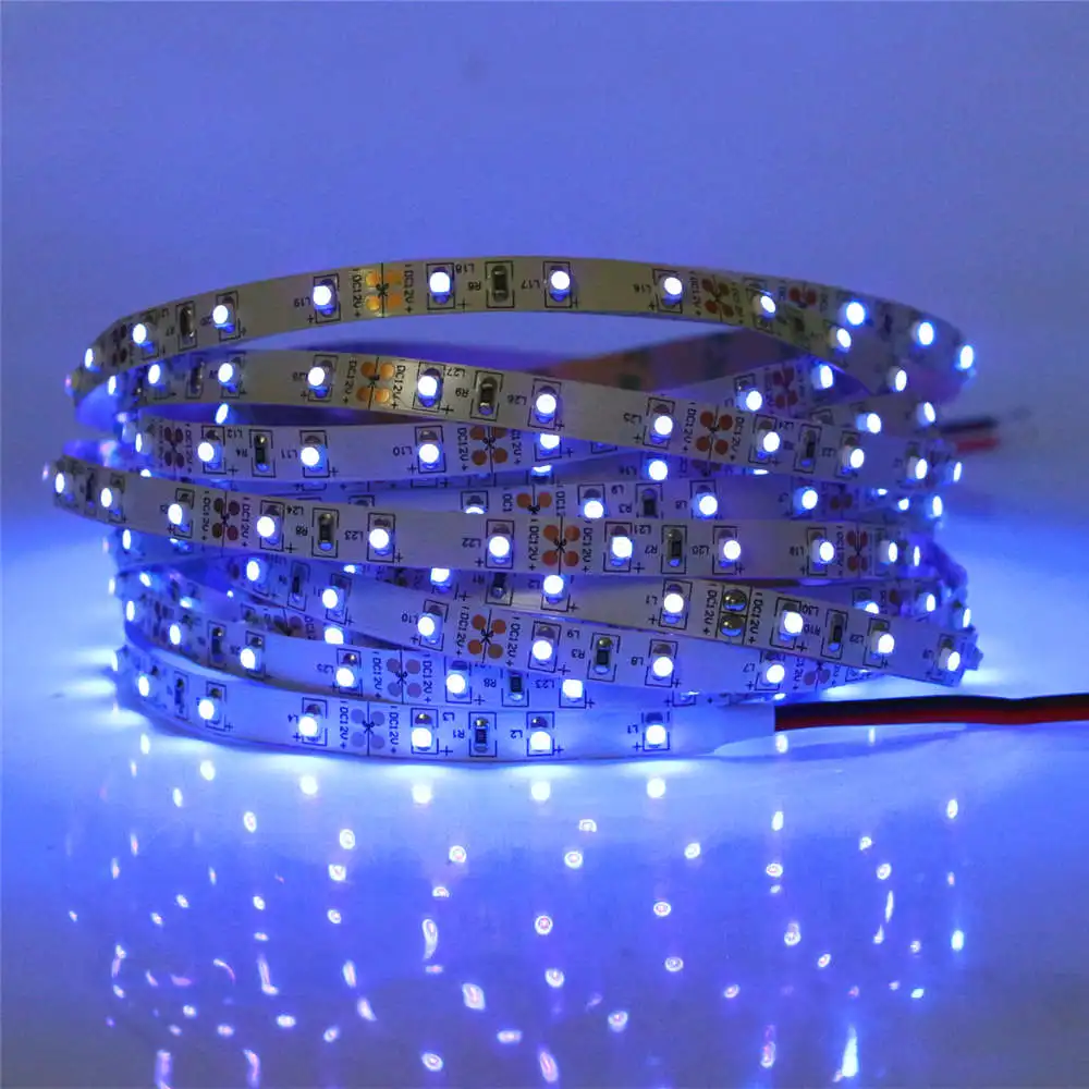 Высококачественная светодиодная УФ лента SMD3528 постоянный ток 12 В 5 м 60