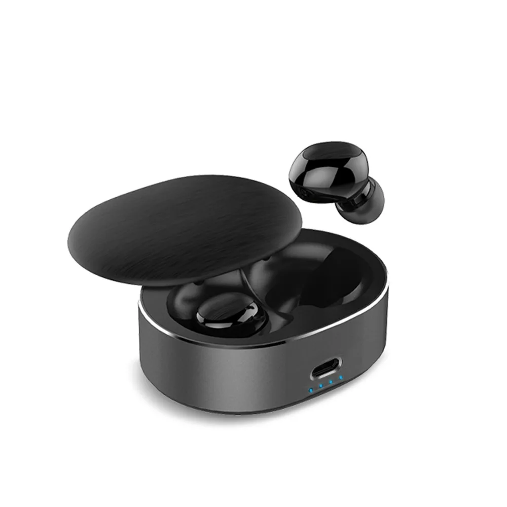 FooHee наушники вкладыши TWS с Беспроводной Bluetooth со светодиодными огнями двойными