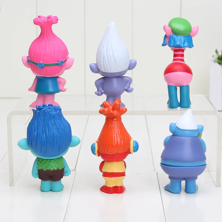 6 шт./компл. 8 см тролли ПВХ Фигурки куклы игрушки для детей Рождество|toys for|toys free