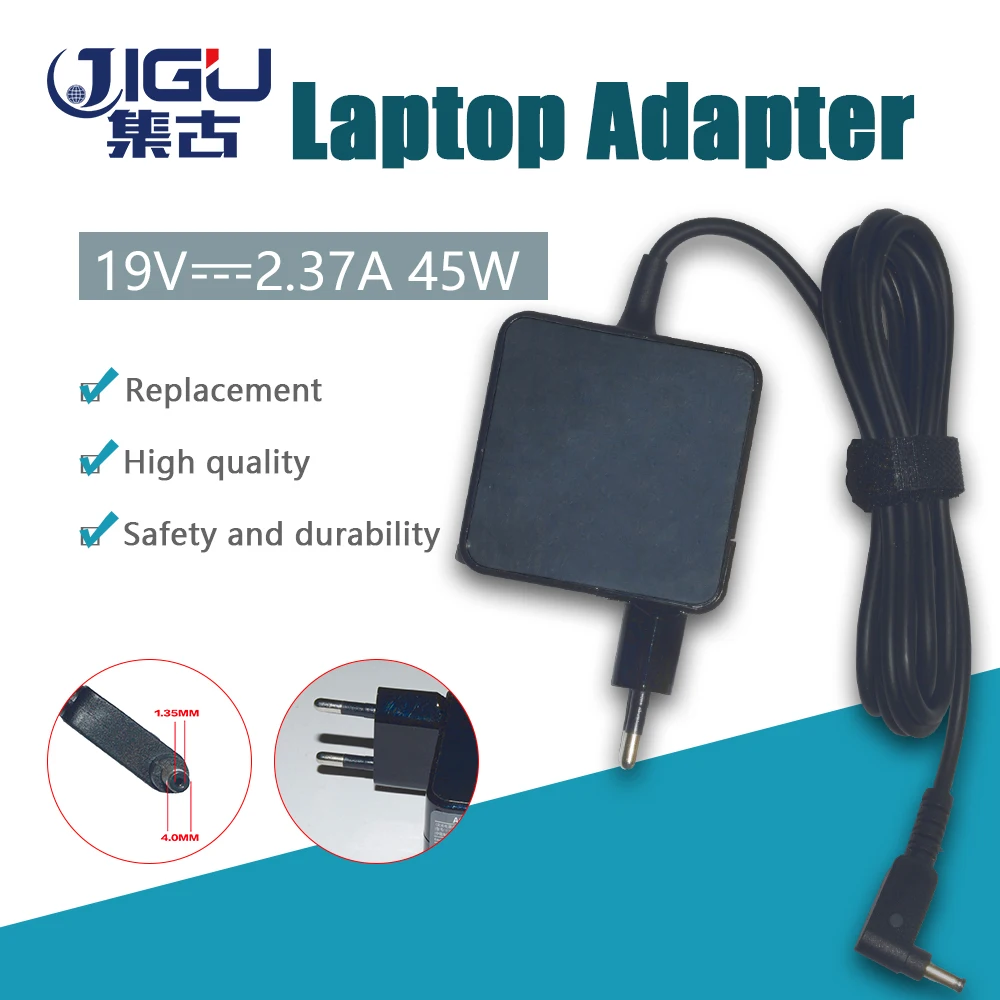 JIGU 19V 2.37A 4 0*1 35mm зарядное устройство для ноутбука адаптер питания Asus ADP 45AW UX31A UX21A U303