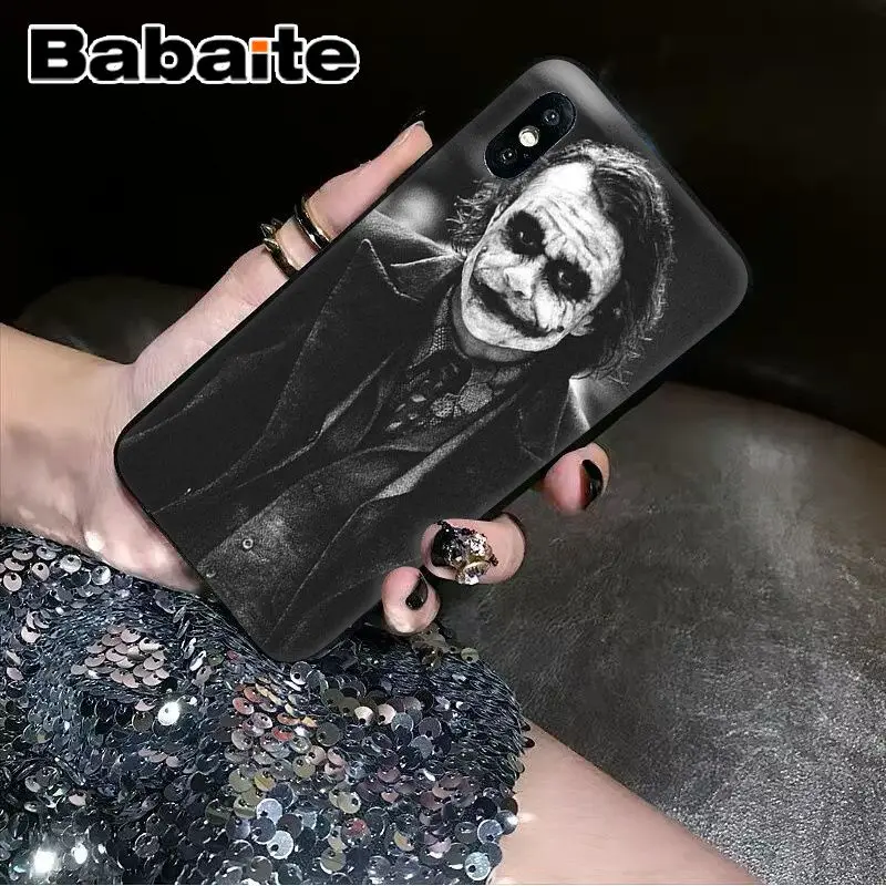 A16 Babaite покер Джокер ТПУ мягкий силиконовый черный чехол для телефона для iPhone 8 7 6 6S Plus 5 5S SE XR X XS MAX чехол - Цвет: A16