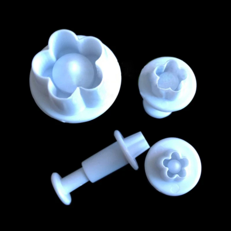 4 шт. Весенняя Пластиковая форма для сливы кухонная Сахарная паста формы выпечки