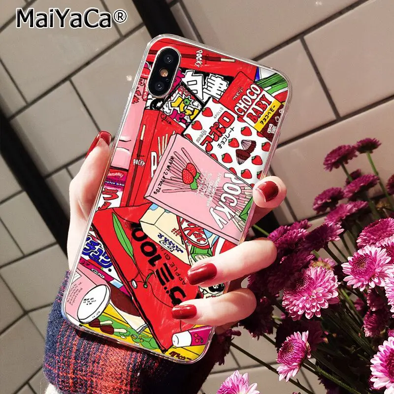 Чехол для телефона Kawaii в японском стиле с клубничным Молоком Для iphone 12 11 pro MAX 6S 6plus