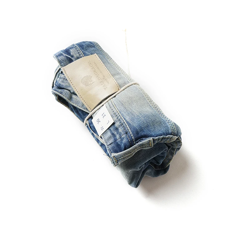 ABOORUN Марка NEW fashion Hi Street Мужская Мода рваные, потертые джинсы с рисунком пентаграммы Джинсы с вышивкой мужской в стиле «хип-хоп» Джинсы R322