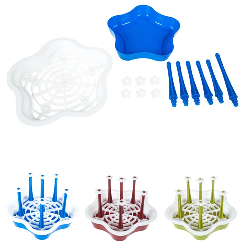 Кухонная раковина в форме сливы пластиковый держатель для сливных чашек из