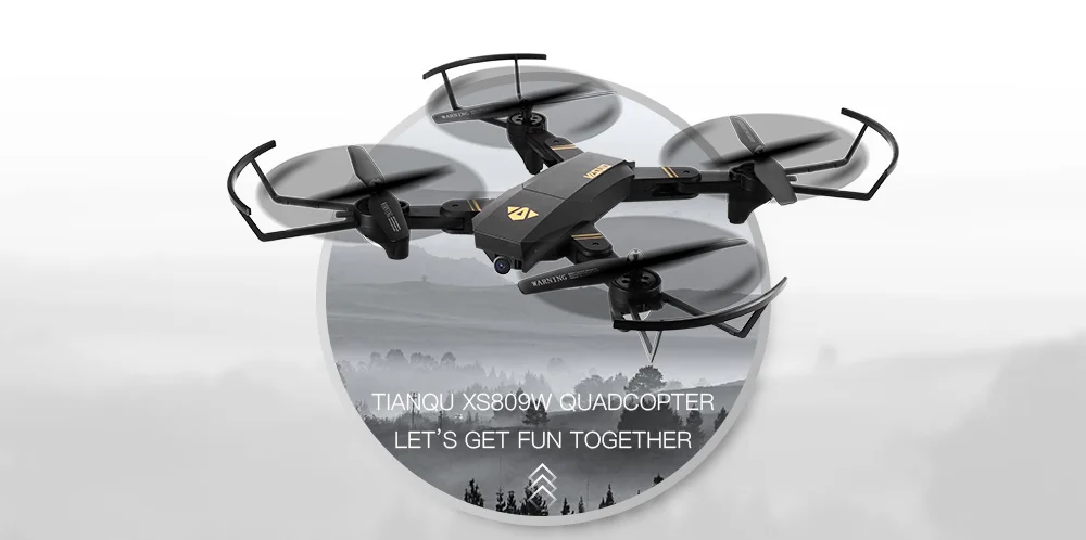 Дрон TIANQU XS809W Квадрокоптер RC Самолет Rc Дроны с HD камерой 0,3/2MP WiFi камера Дрон RTF VS Dji Spark