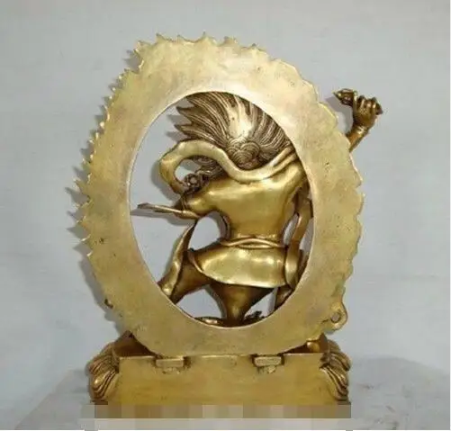 YM 305 9.8&quot Tibet Tibetan Buddhist Vajrapani buddha bronze statue | Дом и сад