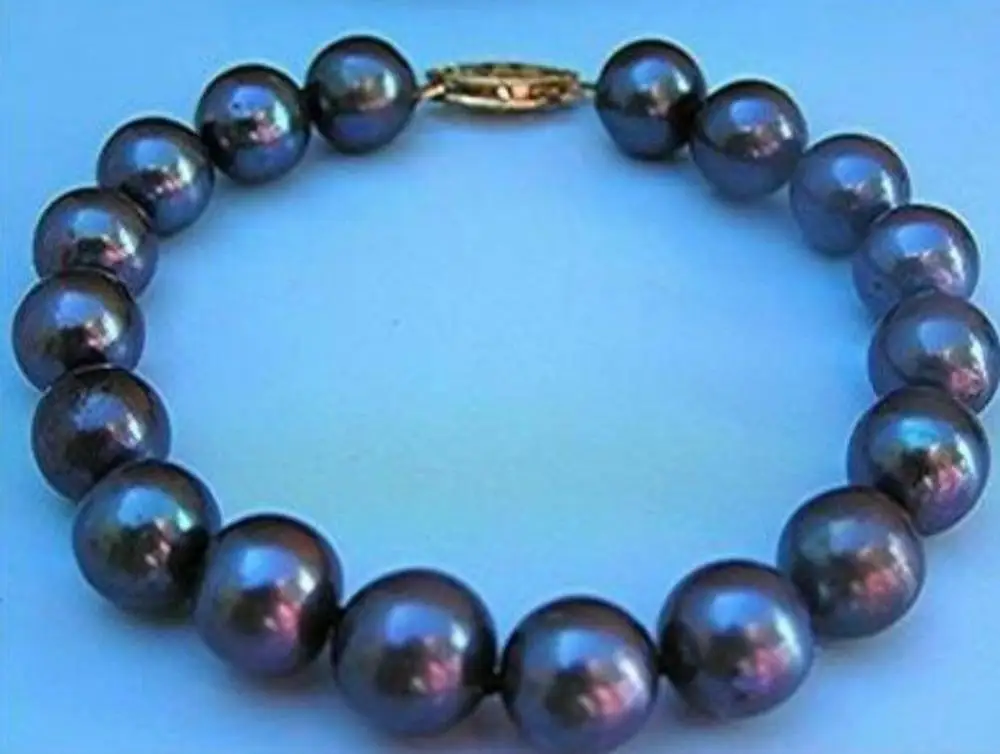 Оптовая продажа новый браслет из черных жемчужин 9-10 мм AAA | Украшения и аксессуары